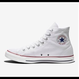 BRAND NEW White high top converse